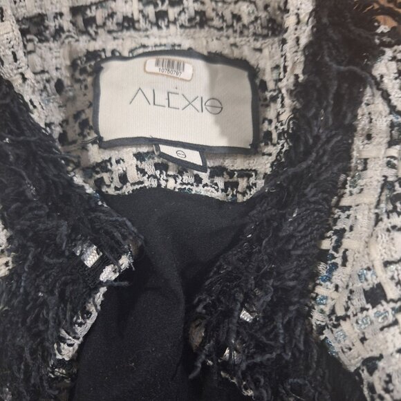 Alexis black white jacket size small - Picture 4 of 5